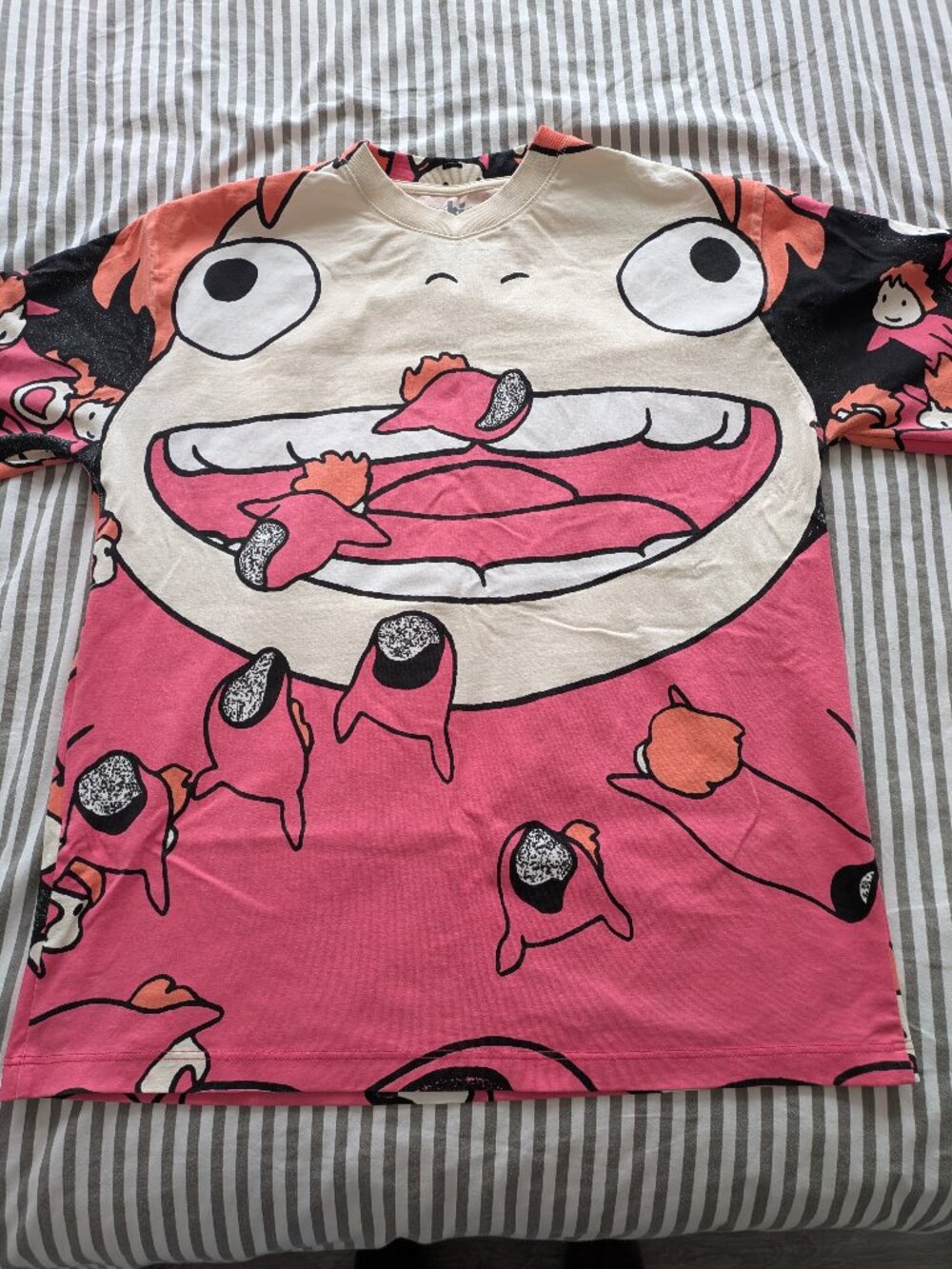 Rucking Fotten Ponyo Studio Ghiblie All-Over-Print T-Shirt - Large